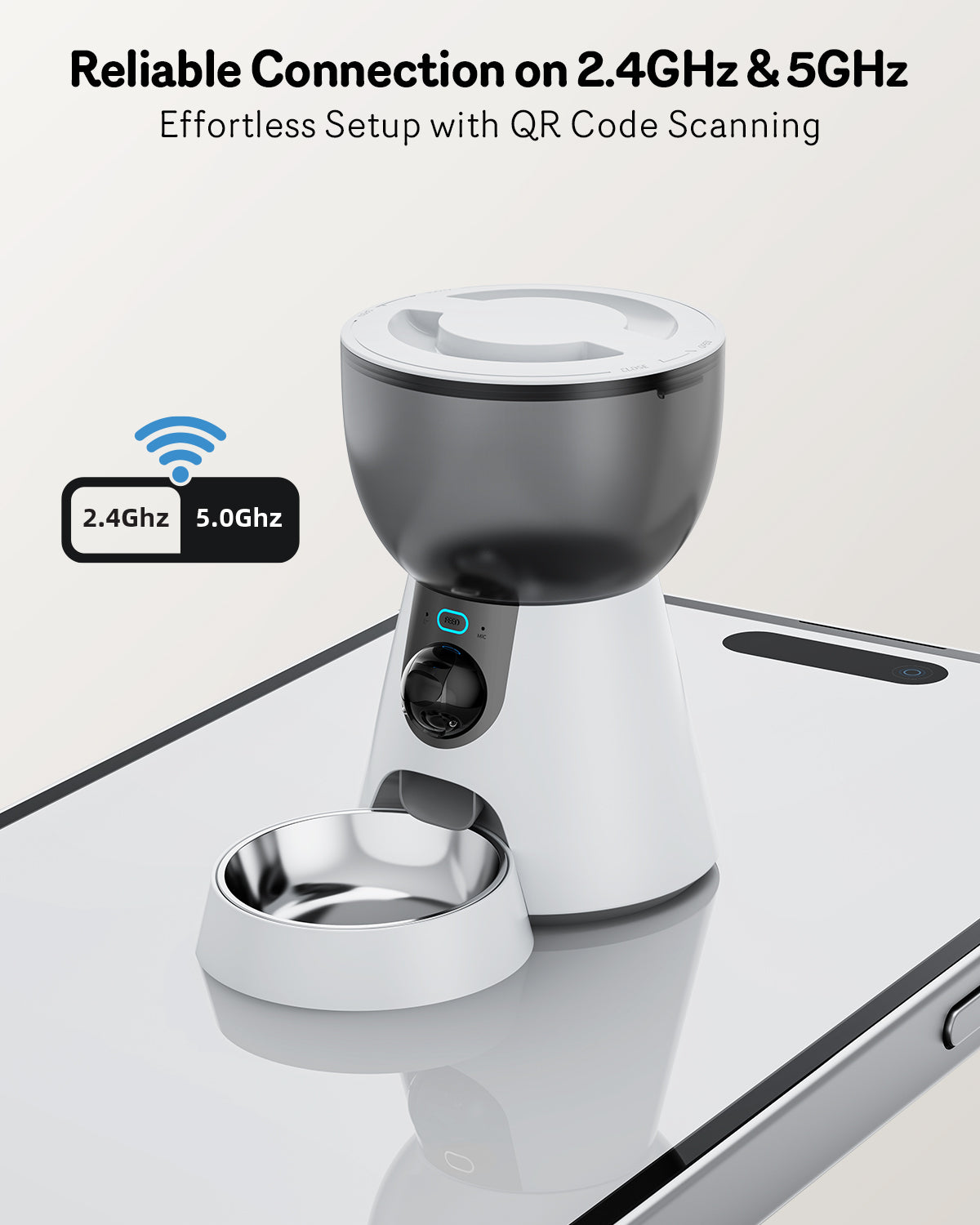 Smart Automatic Cat Feeder With 1080P HD Night Vision Camera